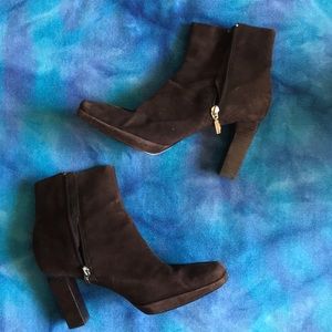 Tommy Hilfiger brown suede boots